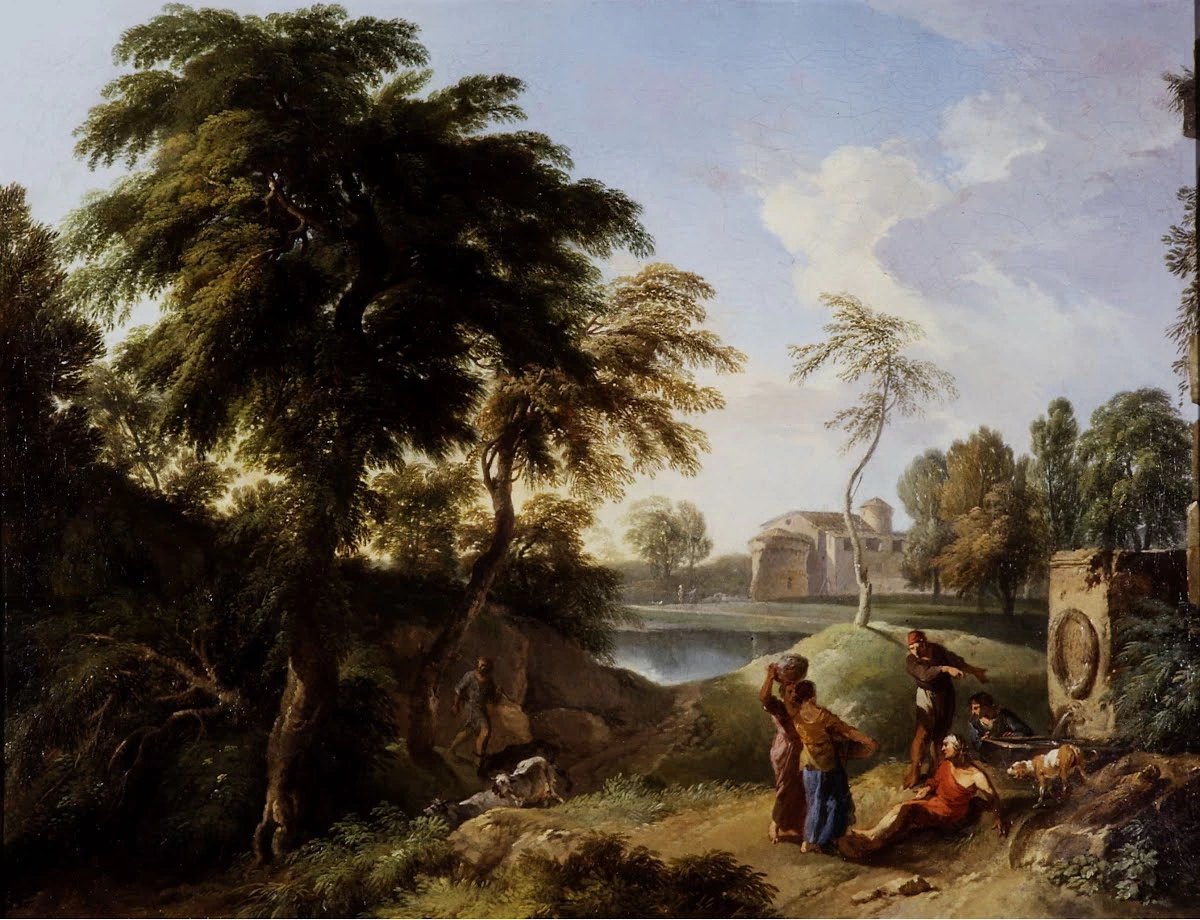 Paesaggio con figure
